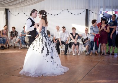 Svatební tanec foto z prvního novomanželského tance.