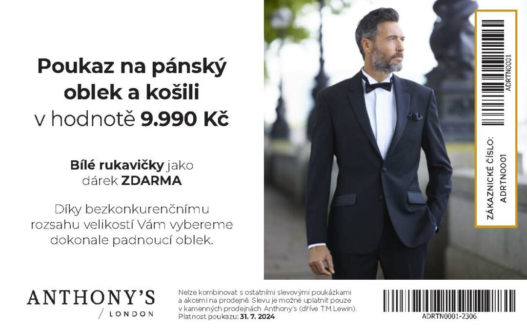 Naše škola doporučuje Anthony’s