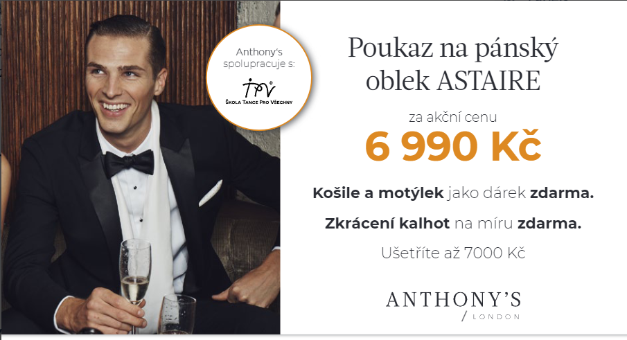 Taneční oblek Anthony’s