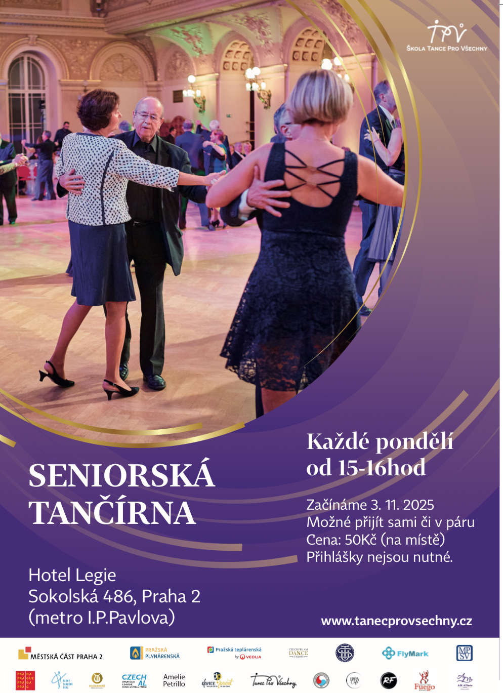 Seniorská tančírna Praha 2